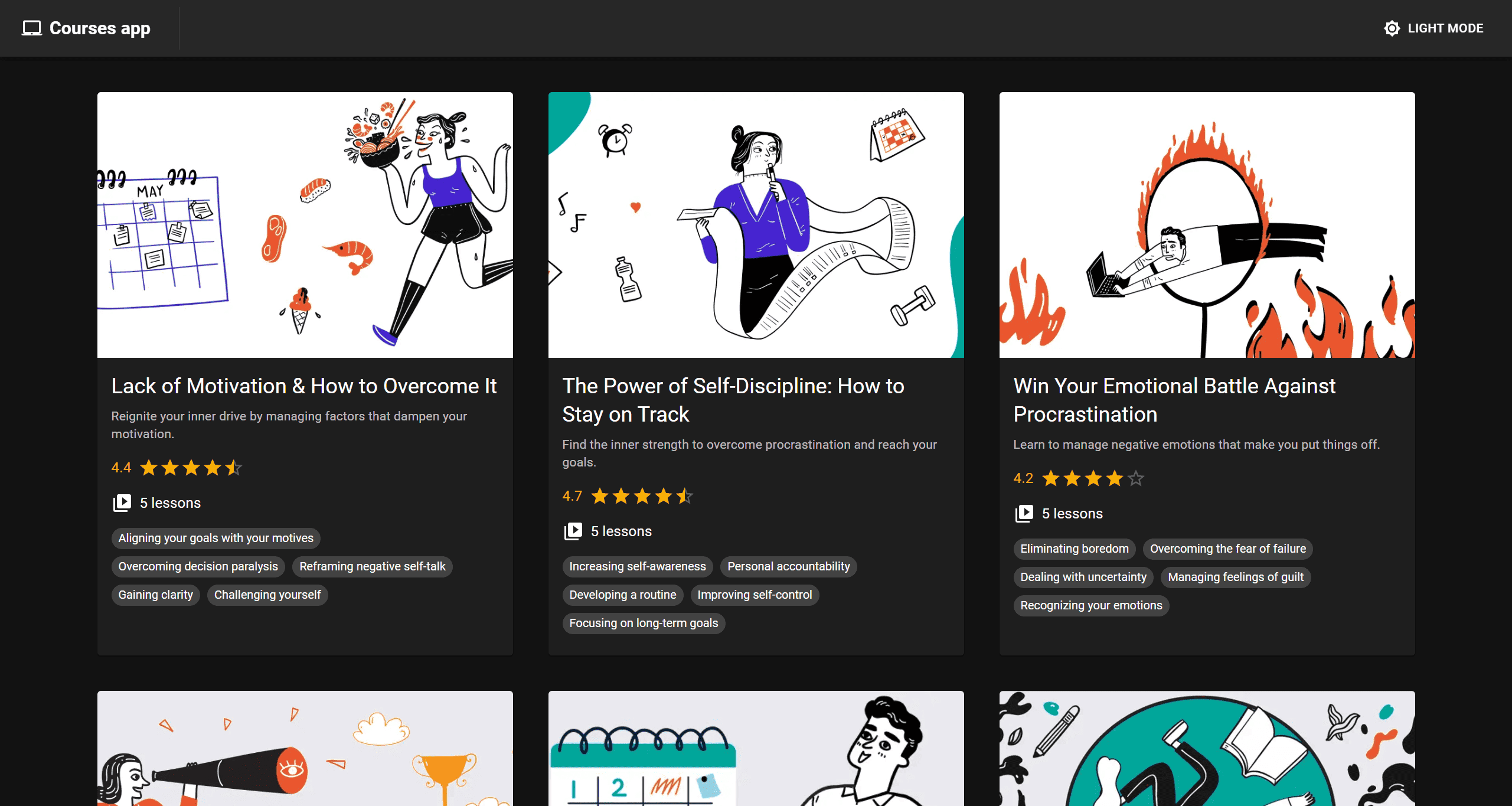 Video Courses App